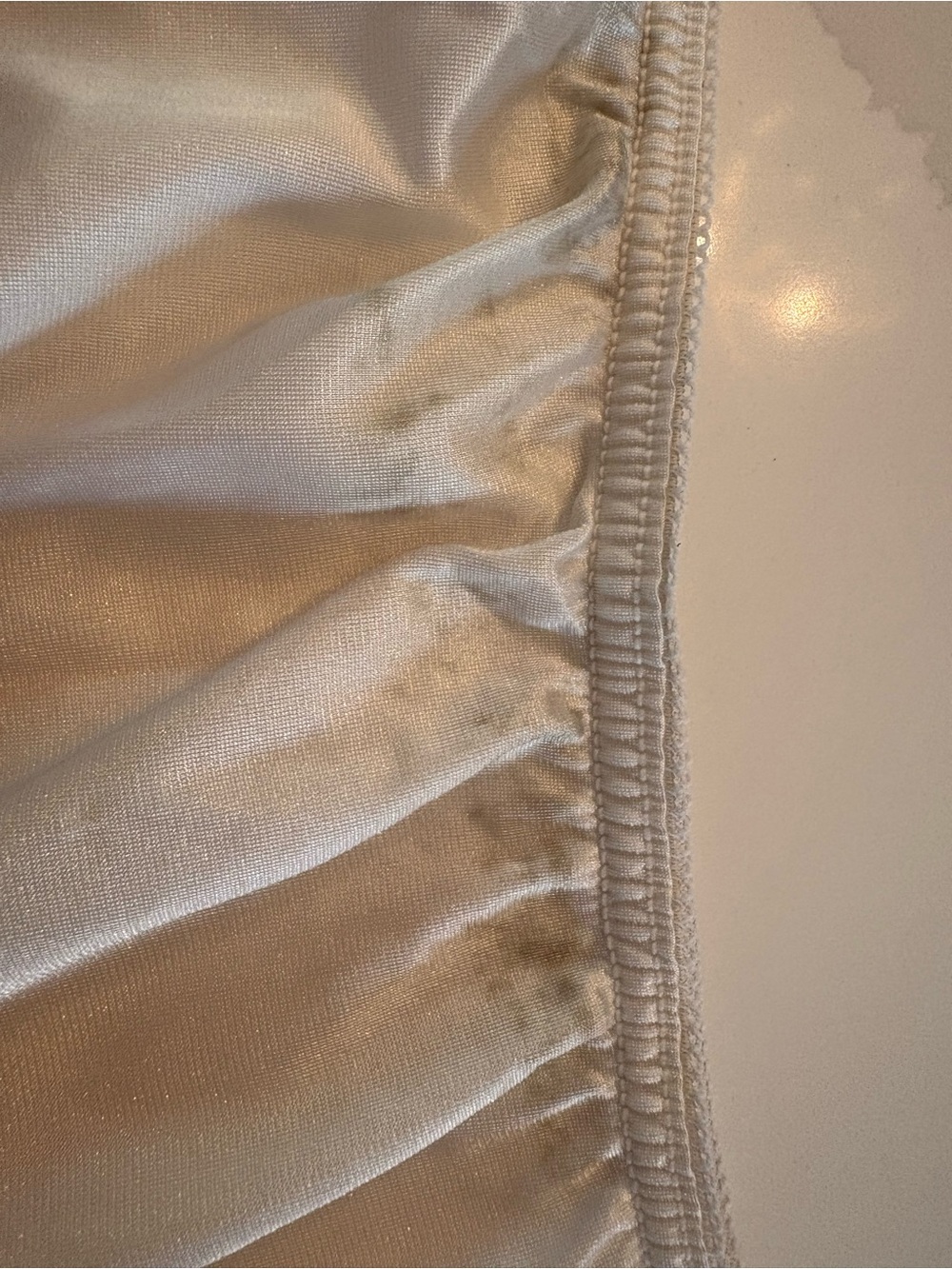 Women's Cream Half Slip with Lace Trim - Picture 4 of 4